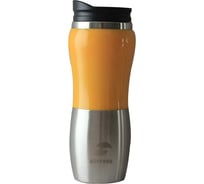 Термокружка Stinger 0.4 л, серебристая/жёлтая, глянцевая HY-AM642-Y