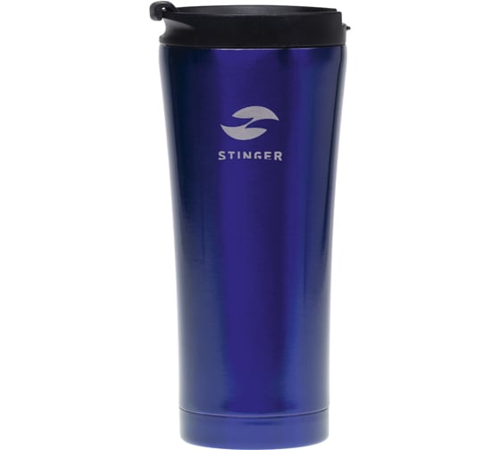 Термокружка Stinger 0.45 л, синяя, глянцевая HY-VF143 Blue 1