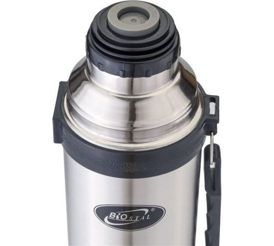 Стальной термос с ручкой Biostal 1л NY-1000-2