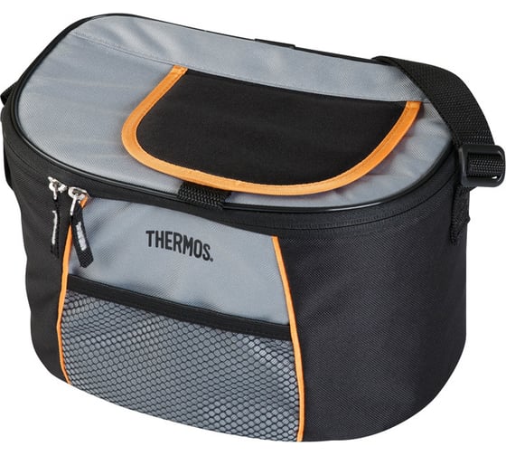 Сумка-холодильник THERMOS E5 12 Can Cooler черная/серая, 9л 490346