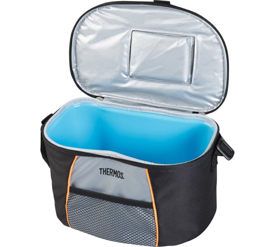 Сумка-холодильник THERMOS E5 12 Can Cooler черная/серая, 9л 490346