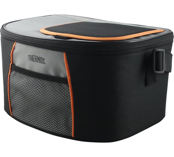 Сумка-холодильник THERMOS E5 12 Can Cooler черная/серая, 9л 490346