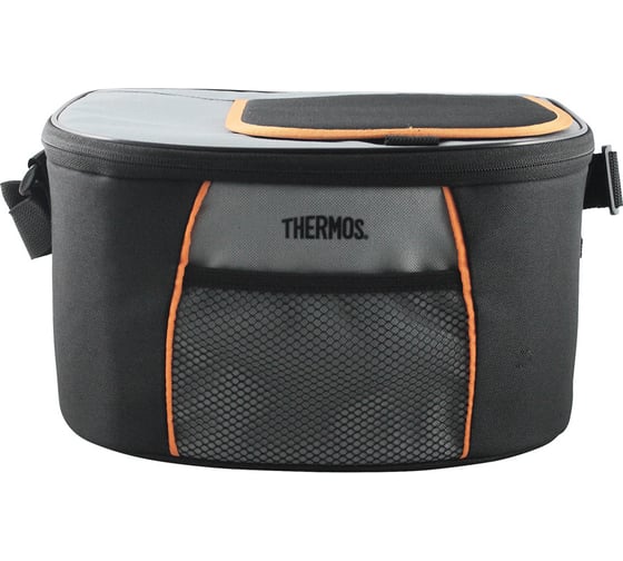 Сумка-холодильник THERMOS E5 12 Can Cooler черная/серая, 9л 490346