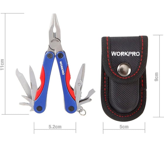 Мультитул 12 в 1 WORKPRO W014013