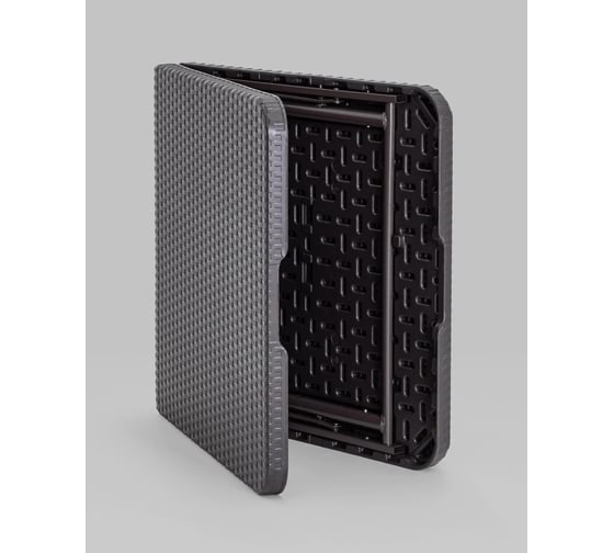 Складной пластиковый стол Стул Груп Кейт 122x61x74см, чемодан, коричневый TZ122