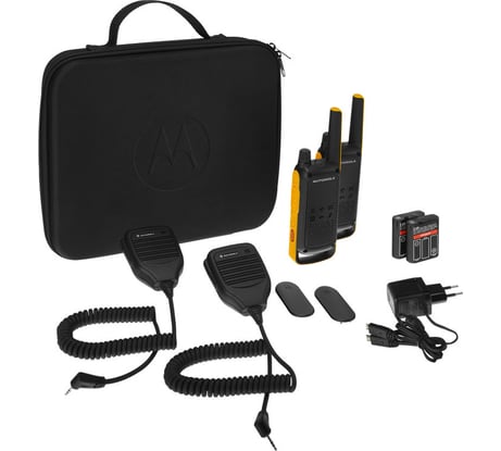 Комплект из двух радиостанций Motorola TALKABOUT T82EXT RSM B8P00811YDZMAG