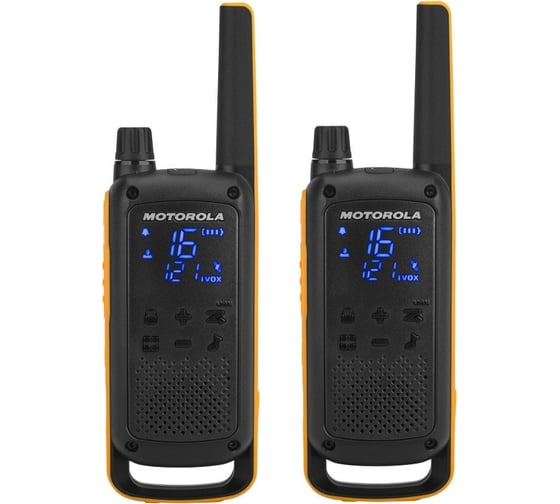 Комплект из двух радиостанций Motorola TALKABOUT T82EXT RSM B8P00811YDZMAG