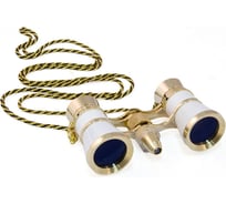 Бинокль с подсветкой и цепочкой Levenhuk Broadway 325F белый 28817