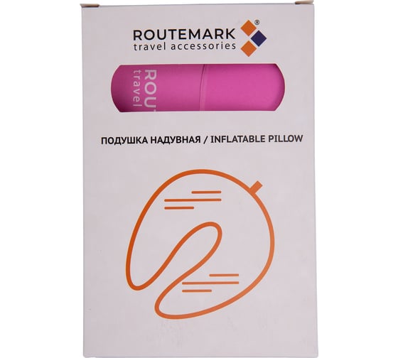 Надувная подушка ROUTEMARK розовая SAM-pink