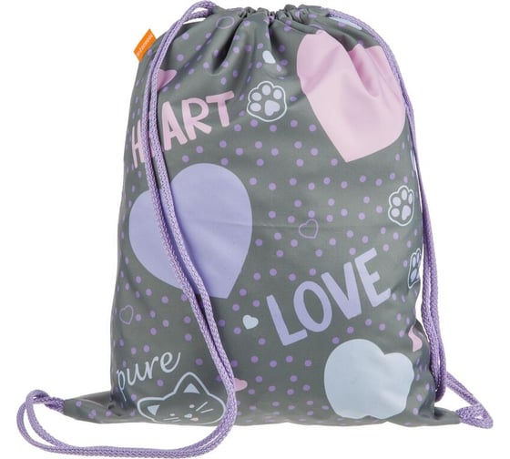 Мешок для обуви №1 School heart, 330x420 мм, мо-20 1557018