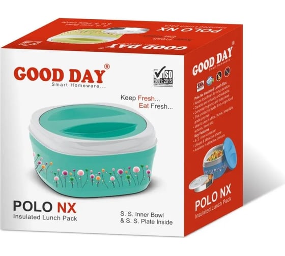 Термо ланч-бокс GOOD DAY POLO NX 650 мл Green GL31565GN