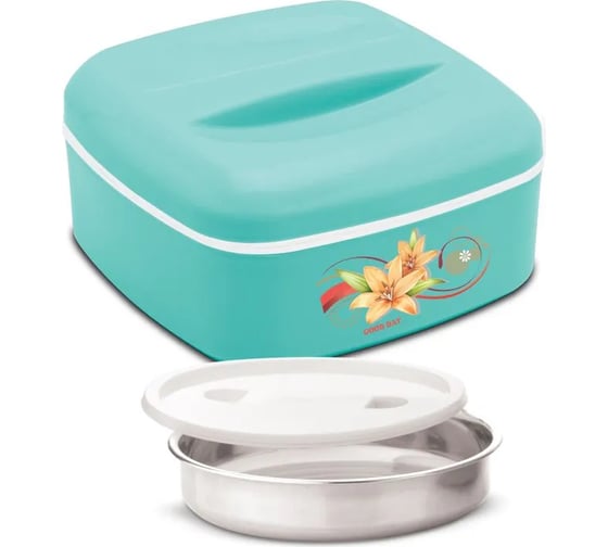 Термо ланч-бокс GOOD DAY SQUARE MEAL DLX 750 мл Green GL31775GN
