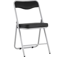 Складной стул для кухни Стул Груп джонни экокожа черная, каркас металлик fb-jonny-blackmet 27765384