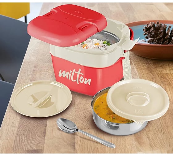 Термо ланч-бокс MILTON Cubic Small 0.8 л, Red ML31708-RD