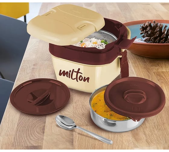 Термо ланч-бокс MILTON Cubic Small 0.8 л, Beige ML31708-BG