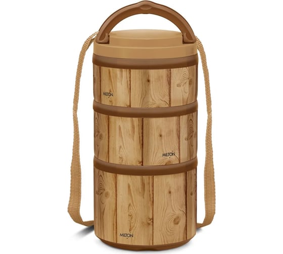 Термо ланч-бокс MILTON FEAST TIFFIN 3 0.82 л, Beige MM45335-BG 1