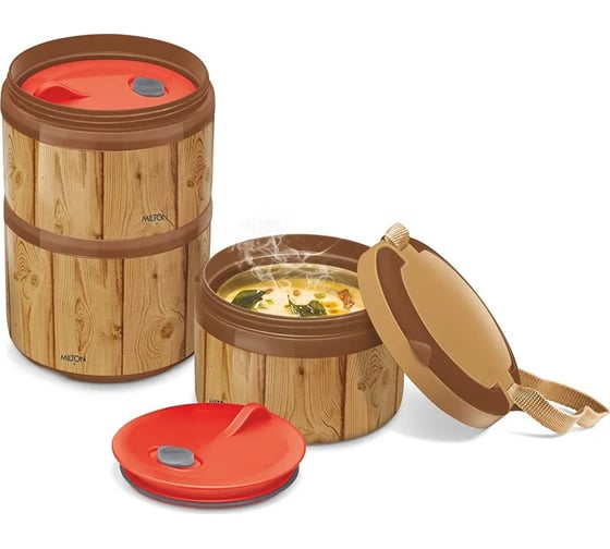 Термо ланч-бокс MILTON FEAST TIFFIN 3 0.82 л, Beige MM45335-BG