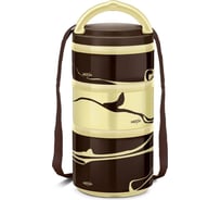 Термо ланч-бокс MILTON FEAST TIFFIN 3 0.82 л, Brown MM45335-BR