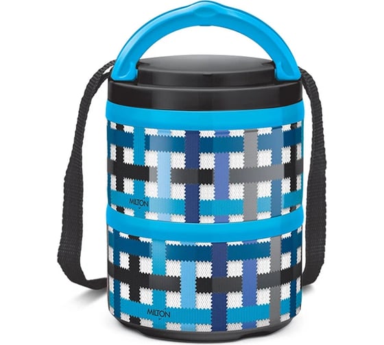 Термо ланч-бокс MILTON MICROWOW TIFFIN PRO 2 0.48 л, Blue MM45123-BL 1
