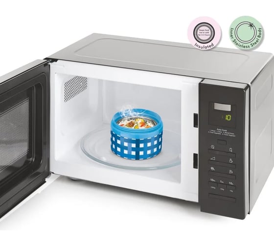 Термо ланч-бокс MILTON MICROWOW TIFFIN PRO 1 0.24 л, Blue MM45113-BL