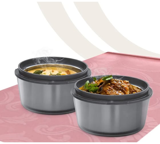 Термо ланч-бокс MILTON NUTRI LUNCH 0.64 л, Black MM43323-BK