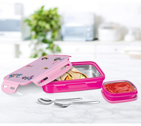 Термо ланч-бокс MILTON STEELY MINI DELUXE 0.425 л, Pink and Pink ML37303-PP