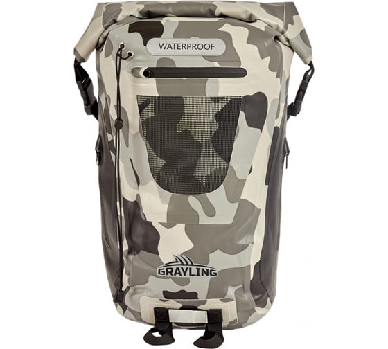 Герморюкзак Grayling Kadrin B1719 25L, серый кмф 4610097018237