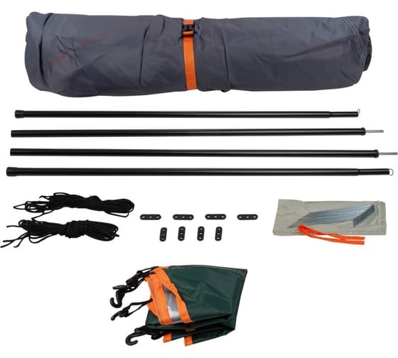 Кемпинговая палатка Forcekraft 240x210x135см, полиэстер, каркас стеклопластик FK-TENT-1(56453)