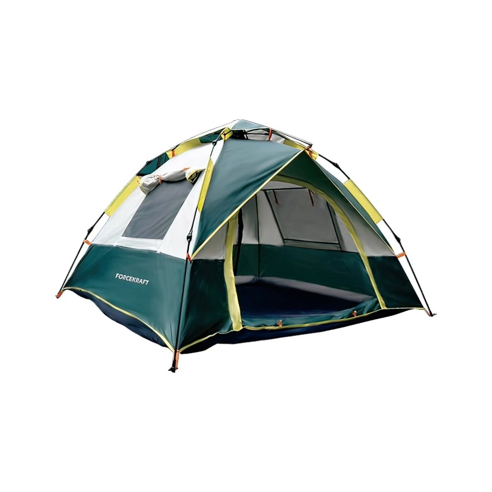 Кемпинговая палатка Forcekraft 210x200x135см, полиэстер, каркас  стеклопластик FK-TENT-2 56452 - выгодная цена, отзывы, характеристики, фото  - купить в Москве и РФ