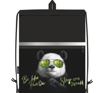 Сумка для сменной обуви LAMARK panda, 33x42 см, на шнурке SB0022-10