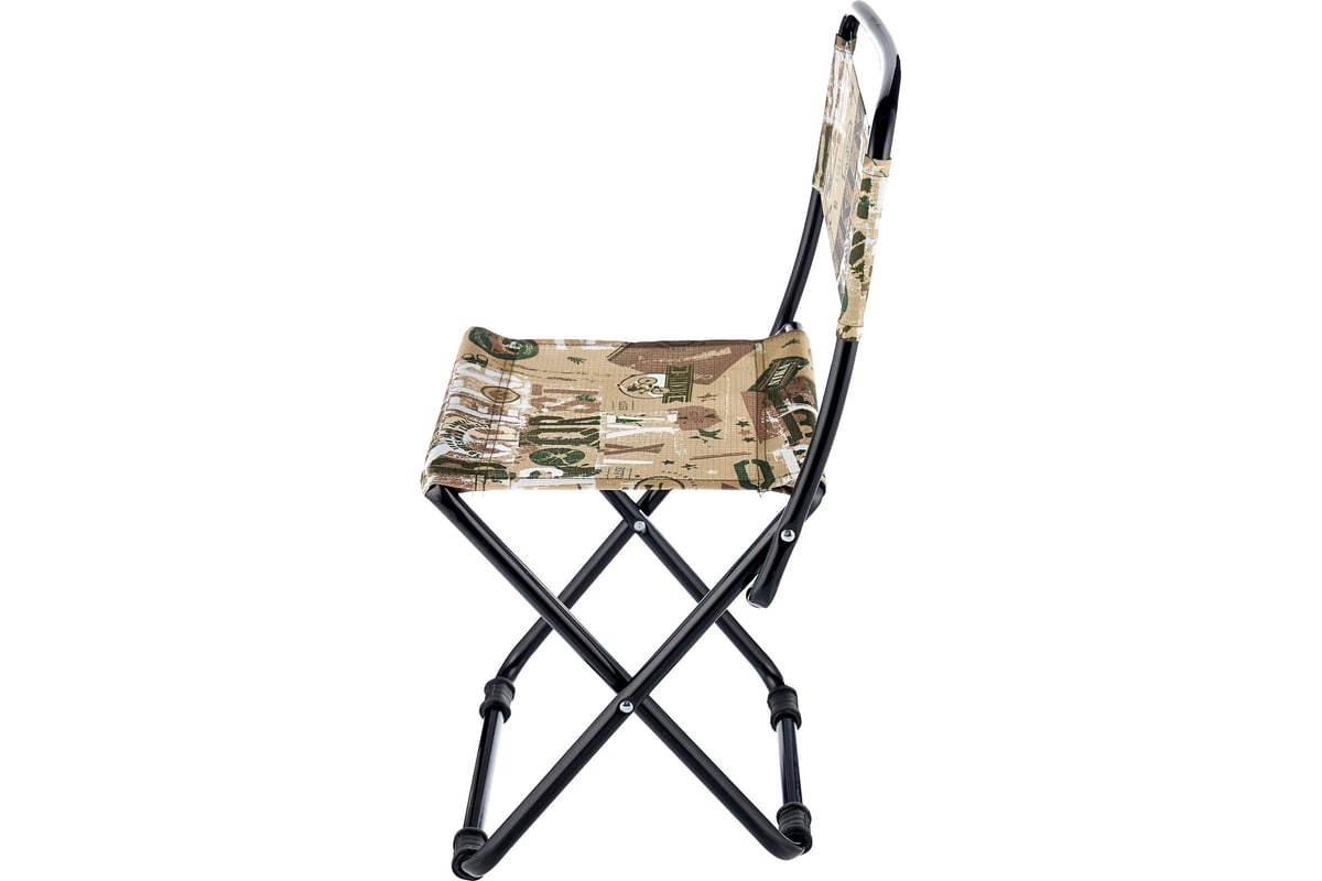 Походный складной стул Nika №1 со спинкой, сафари ПС1 сафари - выгодная ...