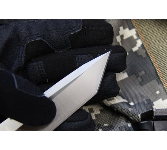 Туристический нож Kizlyar Supreme Aggressor сталь AUS-8 StoneWash рукоять черный Кратон 4650065057127
