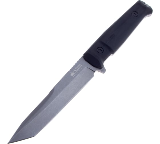 Туристический нож Kizlyar Supreme Aggressor сталь AUS-8 TacWash рукоять черный Кратон 4650065057103