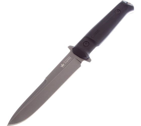 Туристический нож Kizlyar Supreme Trident сталь D2 TacWash рукоять из черного Кратона 4650065058353