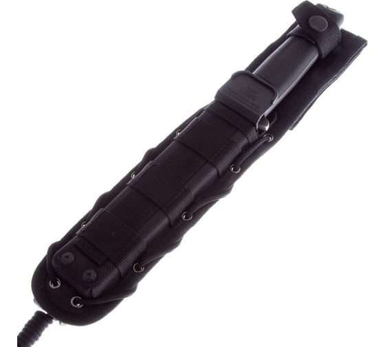 Туристический нож Kizlyar Supreme Trident сталь D2 TacWash рукоять из черного Кратона 4650065058353