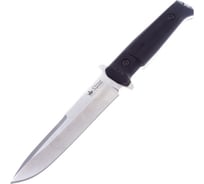 Туристический нож Kizlyar Supreme Trident сталь D2 StoneWash рукоять из черного Кратона 4650065058339
