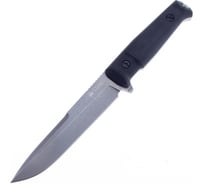Туристический нож Kizlyar Supreme Alpha сталь D2 TacWash рукоять из черного кратона 4650065057332