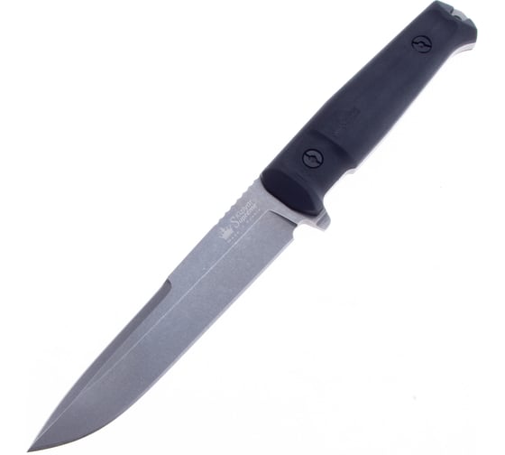 Туристический нож Kizlyar Supreme Alpha сталь D2 TacWash рукоять из черного кратона 4650065057332