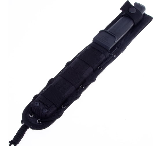 Туристический нож Kizlyar Supreme Alpha сталь D2 TacWash рукоять из черного кратона 4650065057332