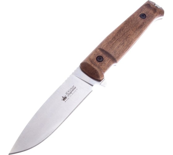 Туристический нож Kizlyar Supreme Sturm сталь AUS-8 StoneWash орех 4650065058261