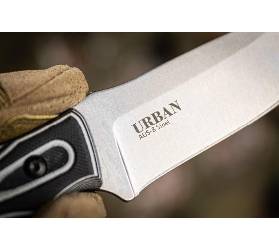 Туристический нож Kizlyar Supreme Urban сталь AUS-8 StoneWash рукоять из G10 4650065058391