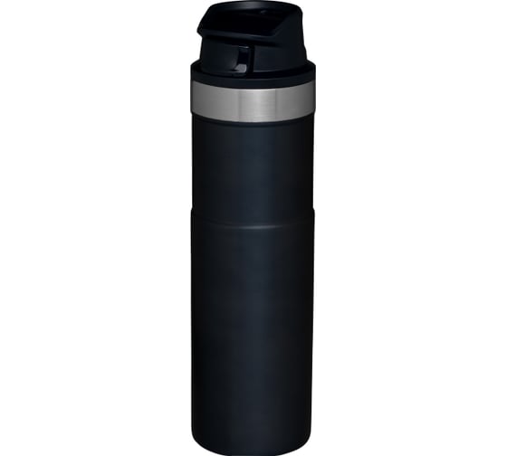 Термокружка Stanley Classic Trigger Action One Hand 0.47 л, синяя 10-06439-008