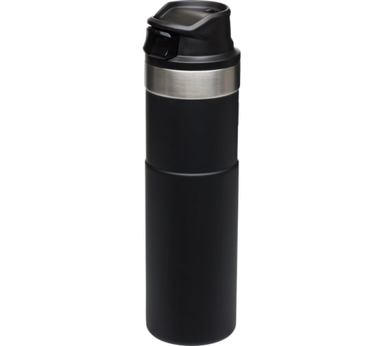 Термокружка Stanley Classic Trigger Action One Hand 0.47 л, черная 10-06439-006