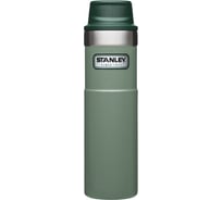 Термокружка Stanley Classic Trigger Action One Hand 0.47 л, зеленая 10-06439-005