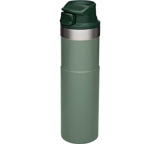 Термокружка Stanley Classic Trigger Action One Hand 0.47 л, зеленая 10-06439-005
