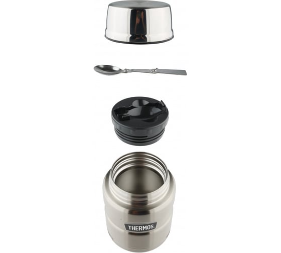 Термос THERMOS для еды King SK3000-SBK 0.47 л, стальной 655332