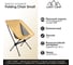Складное кресло LIGHT CAMP Folding Chair Small песочный LC-202 12