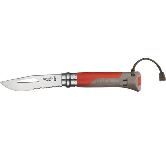 Складной нож Opinel №8 VRI OUTDOOR Earth-red 0017148