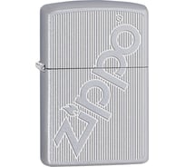Зажигалка с покрытием Satin Chrome ZIPPO серебристая, 36x12x56 мм 29701