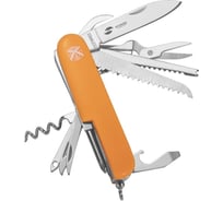 Перочинный нож STINGER 89 мм, 15 функций, материал рукояти АБС-пластик, оранжевый, в блистере FK-K5011ALLB